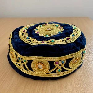 ORIENTALISCHE FOLKLORISTISCHE, AUTHENTISCHE TÜRKISCHE FES, HANDGEFERTIGTE KAPPE - Bild 1 von 7