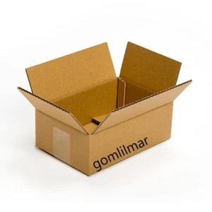 8 x 6 x 3" - Flat Corrugated Boxes, ECT-32, 25/pack Shipping , Packing - Picture 1 of 3