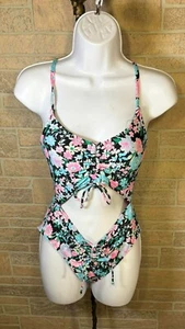 Badeanzug Floral Celebrity Pink Größe S Einteiler - Bild 1 von 6