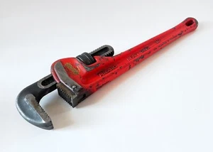 RIDGID 18" Straight Pipe Wrench Heavy-Duty Plumbing Pipe Tool 18 in USA 31025 - Picture 1 of 9