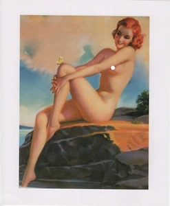 "X - NACKTDRUCK / HARRIS / SUNNING ON ROCK / 1930 / 10"" X 12" - Bild 1 von 1