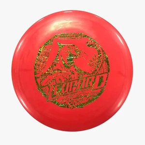 DISC GOLF INNOVA GSTAR LEOPARD LONG GLIDE FAIRWAY DRIVER 173-5g RED W/ GREEN - Picture 1 of 1