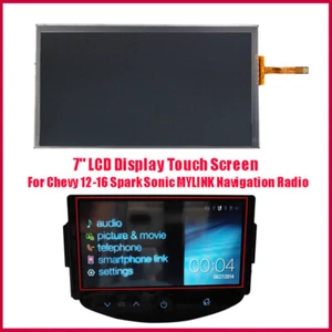 7" LCD Display Touch Screen For Chevy 12-16 Spark Sonic MYLINK Navigation Radio - Picture 1 of 6