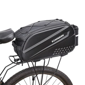 Fahrrad Tasche Satteltasche Gepäcktasche Packtaschen Wasserdicht Gepäckträger - Bild 1 von 12