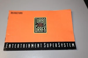 NEC Turbografx 16 Entertainment Super System Game Console Instruction Manual - Picture 1 of 4
