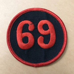 69 Patch - 3 inches x 3 inches  - Picture 1 of 2