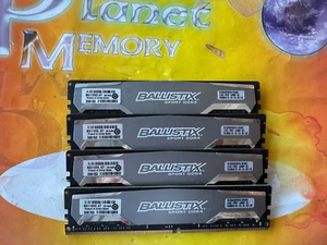 Crucial PC4-19200 32GB (4x8GB) DDR4 2400MHz Desktop Memory BLS8G4D240FSA.16FARG - Picture 1 of 3