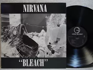 Nirvana Bleach 1994 Korea LP Picture & Lyric W/Insert NM- ~ NM - Imagen 1 de 7