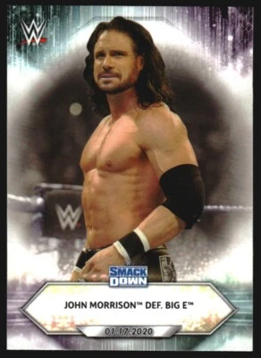 2021 Topps WWE #7 John Morrison def. Big E  - Image 1 of 2