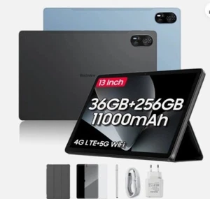 Blackview MEGA 8 4G Android Tablet 13 Inch 36GB+256GB 11000mAh 50MP Gemini AI - Picture 1 of 20