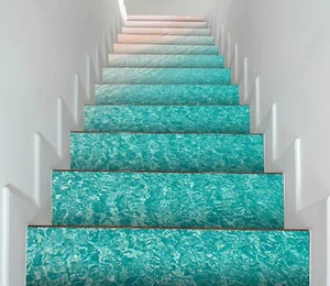 3D Charming Sea A036 Stair Risers Decoration Photo Mural Vinyl Wallpaper Vera - Bild 1 von 6