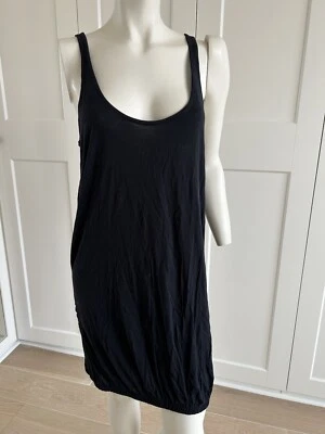 ELIZABETH AND JAMES BLACK OPEN BACK COVER UP/TUNIC DRESS M - Изображение 1 из 4