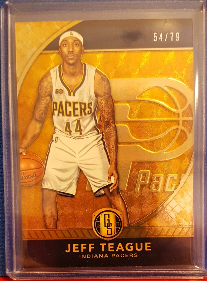 Jeff Teague 2016 Gold Standard card #'d 54/79 Pacers - Image 1 of 1
