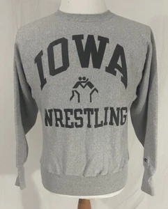 Vintage - Iowa Hawkeyes Wrestling - Champion Reverse Weave Crew Neck Sweatshirt - Picture 1 of 4