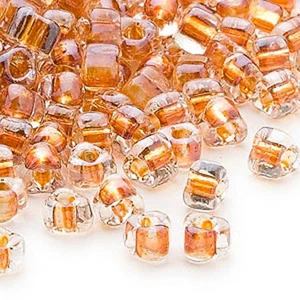 100 Miyuki Glass Triangle Seed Beads 5/0 Inside Color Two Tone Lined Beads - Picture 1 of 64