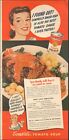 1949 Vintage for Campbell's Tomato Soup`retro recipe Art Food plate    032720