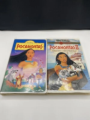 Pocahontas 1 & 2 VHS Tapes Walt Disney Gold Collection - Image 1 of 4