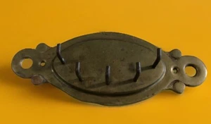Vintage Messing Antik Hängend Schlüsselhalter Vintage Made in India 6,5” X 3,5” - Bild 1 von 2