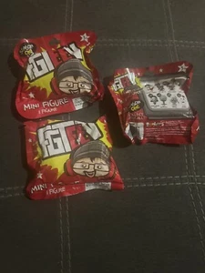3x FGTEEV SEASON 1 EXCLUSIVE MINI FIGURE BLIND BAG FACTORY SEALED IN HAND - Picture 1 of 4