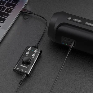 USB USB C Sound Card for PC Laptops Portable Design with Easy Volume Control - Picture 1 of 12