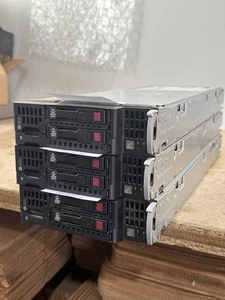 Serwer kasetowy HP ProLiant BL460c Gen9 727021-B21 32GB RAM 2x Xeon E5-2620V3 - Zdjęcie 1 z 4