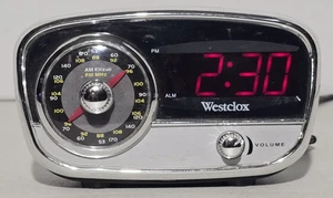 Westclox 80193 Retro Classic AM/FM Radiowecker - getestet und funktionsfähig - Bild 1 von 12