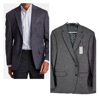 Michael Kors Mens Classic fit Sport Coat Blazer 40R Charcoal Cashmere New NWT - Image 1 of 4