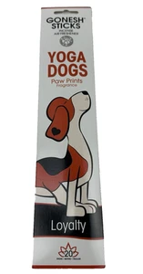 GONESH INCENSE STICKS YOGA DOGS FRAGRANCE "Loyalty" BEST FRIENDS 20 STICKS - Picture 1 of 3