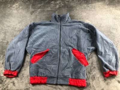 Berghaus Fleece Jacket Men's Medium Blue Red Full Zip Retro Outdoor - Image 1 of 4