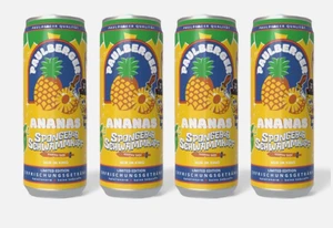 Paulberger Ananas x SpongeBob Limonade 330ml Limited Edition Dose 4er Pack - Neu - Bild 1 von 4