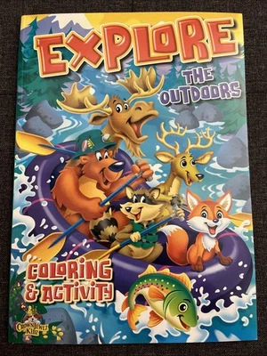 Explore the Outdoors Forest Animals Coloring & Activity Book Puzzles & Games - Image 1 of 4