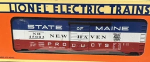 LIONEL ELECTRIC TRAINS STATE OF MAINE BOX CAR NEW HAVEN 6-17217 - Picture 1 of 7