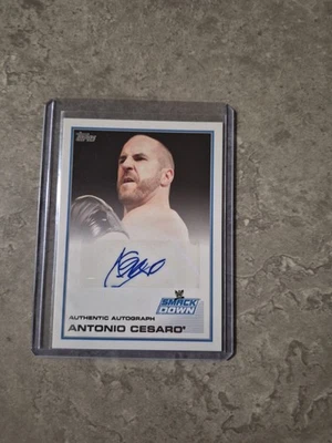 2013 Topps WWE Claudio Castagnoli Rookie Auto SP Antonio Cesaro AEW ROH BCC - Image 1 of 4