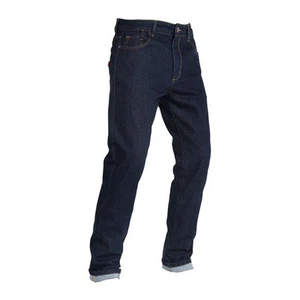 Pantalones de mezclilla John Doe Pioneer mono moto moto azul crudo LE - Imagen 1 de 9