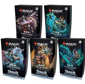 Tarkir Dragonstorm Commander Deck Set of 5 (1 each) MTG Magic - Ships Now - Picture 1 of 1