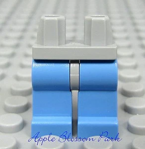 NEW Lego Boy/Girl Minifig MEDIUM BLUE LEGS w/Gray Hips - Star Wars/Castle female - Picture 1 of 1