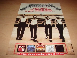 METALLICA - DISCOGRAPHIE!!!!!!!!!!!! PUBLICITE / ADVERT - Imagen 1 de 1