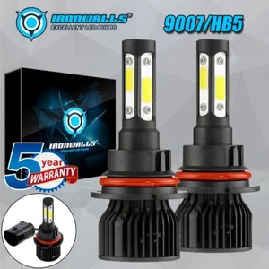 for Ford E-350 Super Duty 1999-2007 LED Headlights 4 Sides 9007 HB5 Hi-Low Beam - Picture 1 of 12