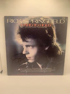 Rick Springfield Signed Hard To Hold Soundtrack Vinyl JSA Coa Autographed - Picture 1 of 5