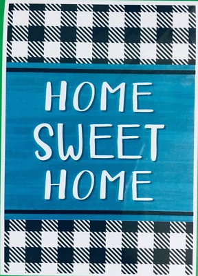 40 x 28 дюймов садовый флаг HOME SWEET HOME 100% полиэстер проверен Нантакетом - Изображение 1 из 3