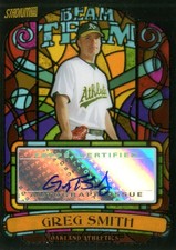 2008 (ATHLETICS) Stadium Club Beam Team Autographs #GSM Greg Smith