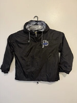 Chaqueta De Colección Joe Boxer Anorak Para Hombre Grande Bordada Franela Forrada Azul Foto 1 de 4