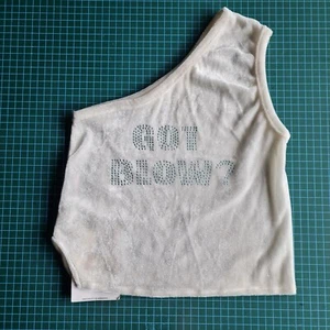 Omighty "Got Blow?" Funny Novelty Vest - Small One Sleeve Asymmetrical - Y2k 90s - Picture 1 of 5