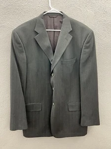 Blazer para hombre Tallia Uomo talla 46R gris tres botones lana peinada  - Imagen 1 de 14