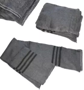 Neue BW Biwakdecke anthrazit 200 x 150, Armeedecke Schlaf Decke Pferdedecke - Bild 1 von 4