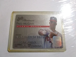 1995 Donruss Studio- Fred Mcgriff #23- Atlanta Braves - Picture 1 of 1