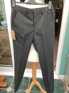 new tags school trousers winterbottom's harrow grey 30' waist L32" - Bild 1 von 5