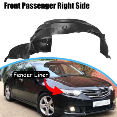Fit For 2008-2012 Honda Accord Front Passenger Side Fender Liner Splash Shield Foto 1 de 4