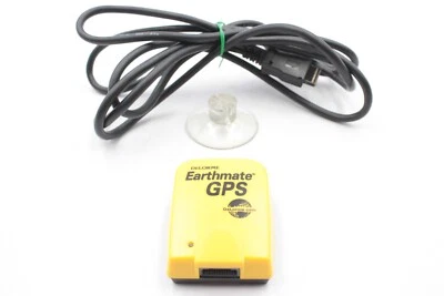 Delorme Earthmate GPS 9538 V1.0  w/ cable and suction cup bundle - Image 1 of 4