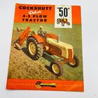Vintage COCKSHUTT Model 50 Tractor Sales Brochure 1956 Farm Equipment 4 5 Plow